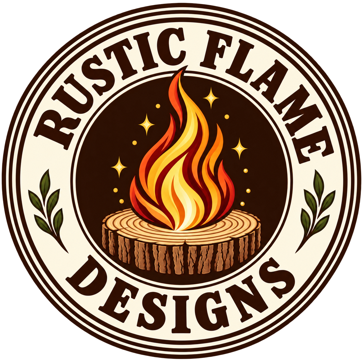 Rustic Flame Designs original logo